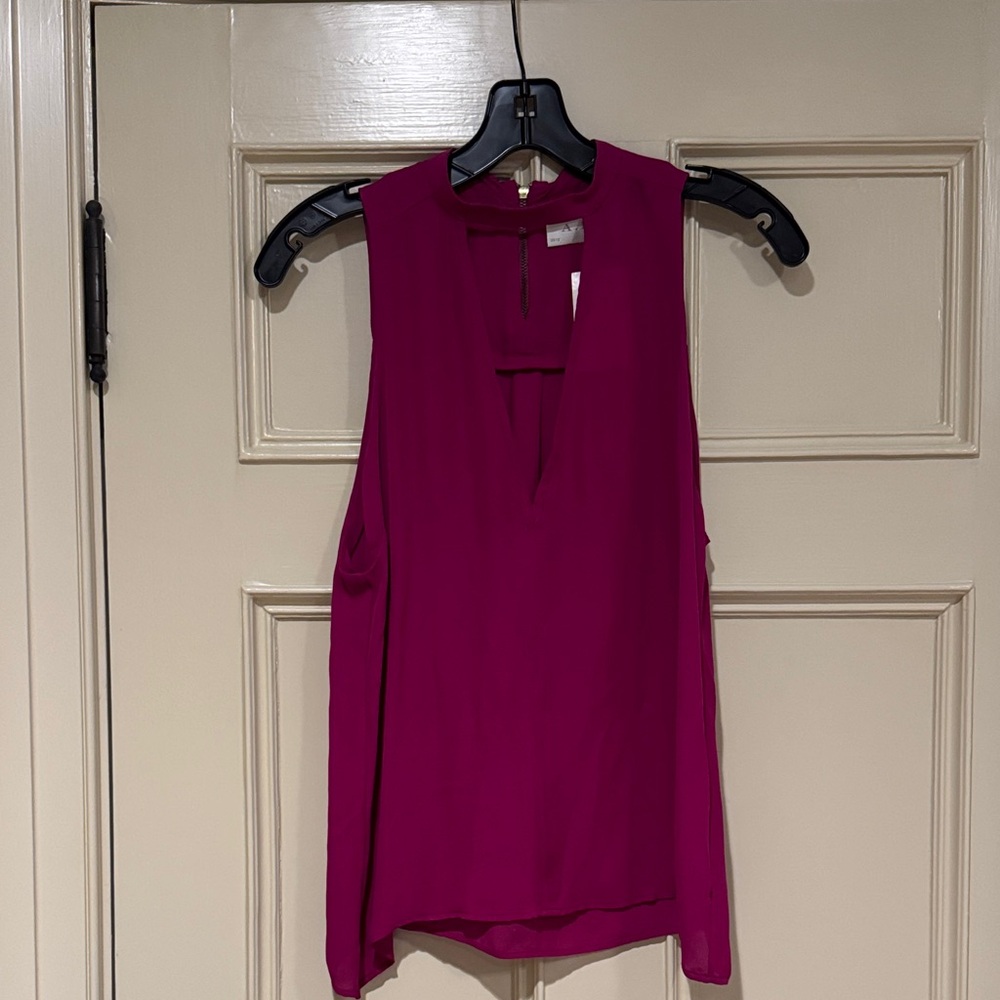 A.L.C. Chic Choker Silk Top